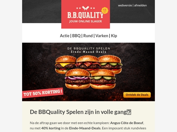De BBQuality Spelen zijn in volle gang❗