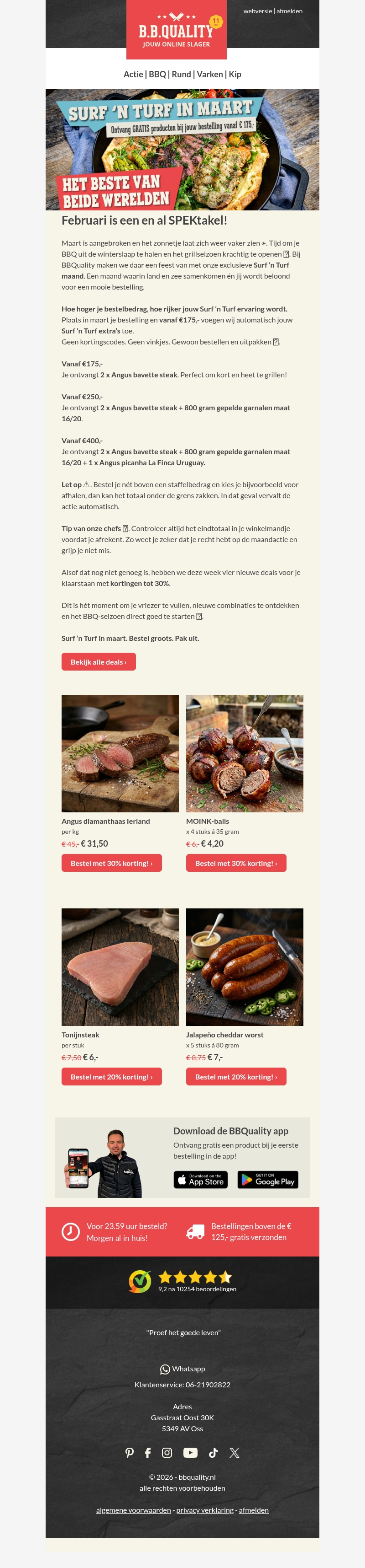 Surf 'n Turf bij BBQuality❗ Surf 'n Turf bij BBQuality❗