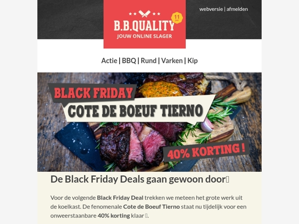 Black Friday Deal 4 bij BBQuality 📣 | We gaan gewoon door🔥