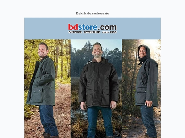 Weer binnen: Waxjassen van Hunter Outdoor!