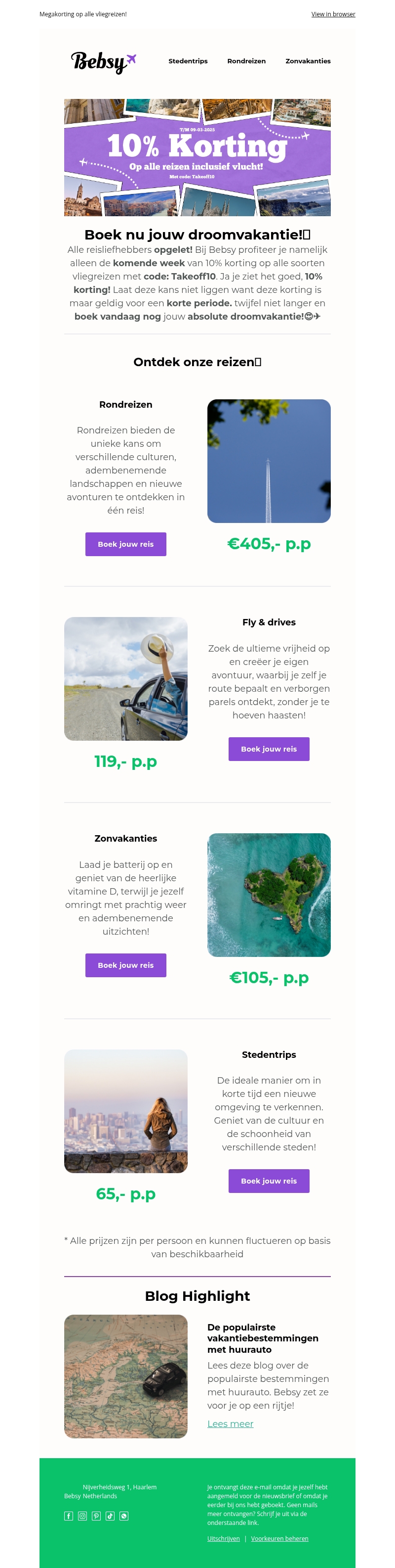 Mega actie!😍 Ontvang nu 10% korting op jouw volgende vliegreis!🤩🛫 Mega actie!😍 Ontvang nu 10% korting op jouw volgende vliegreis!🤩🛫