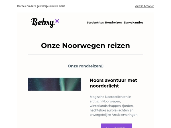 Nieuw! Rondreizen Noorwegen vanaf 685,-