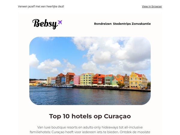 Curaçao nu vanaf €709,- 🇨🇼