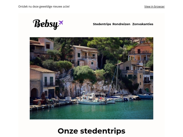 Leukste stedentrips - vanaf 139,-