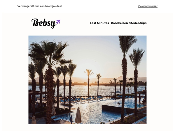 All-inclusive genieten in Egypte vanaf €299,-