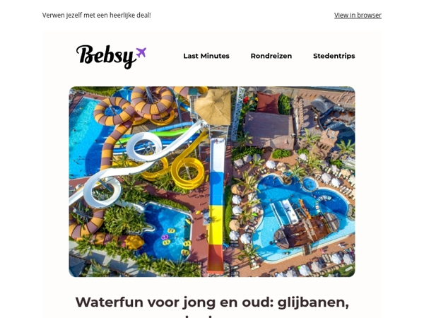 Spetterpret verzekerd: hotels met heel veel glijbanen!