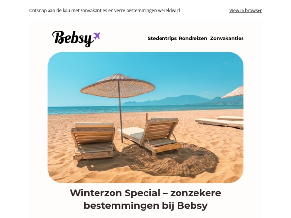 Winterzon Special – zonzeker op vakantie deze winter