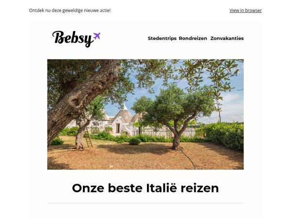 Onze beste Italië trips vanaf €639,-