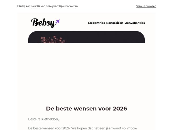 Nieuw jaar, meer rondreizen, groter aanbod & de beste prijzen