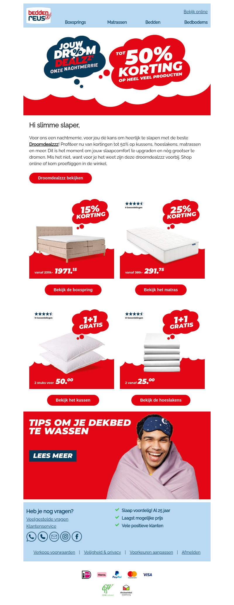 💭 Droomdealzzz die té goed zijn om te missen! 💭 Droomdealzzz die té goed zijn om te missen!