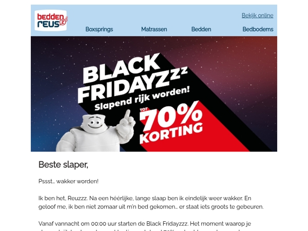 Vanaf middernacht starten de Black Fridayzzz