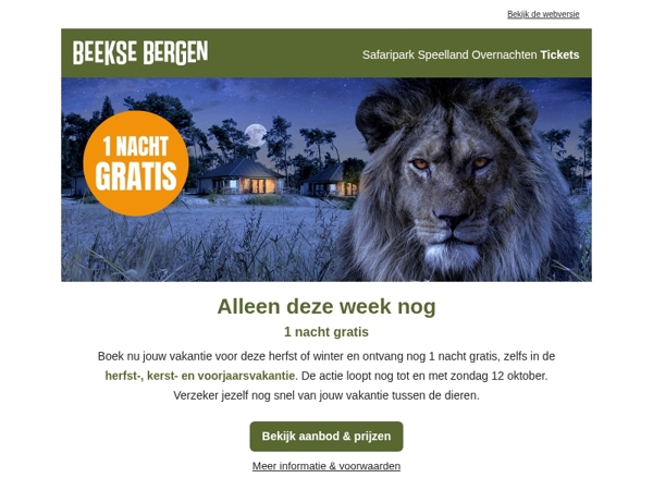 Profiteer alleen deze week nog