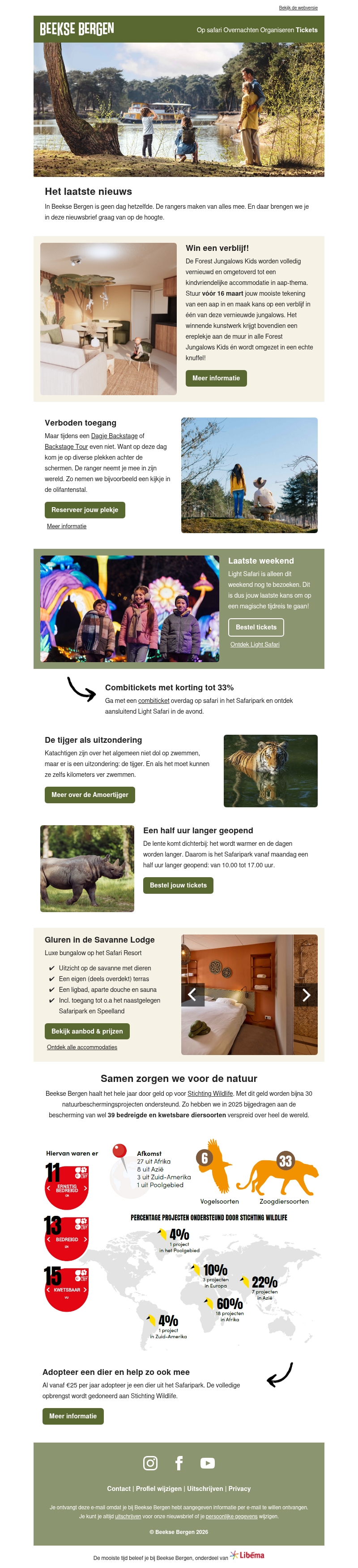 Win een verblijf in de Forest Jungalow Kids Win een verblijf in de Forest Jungalow Kids