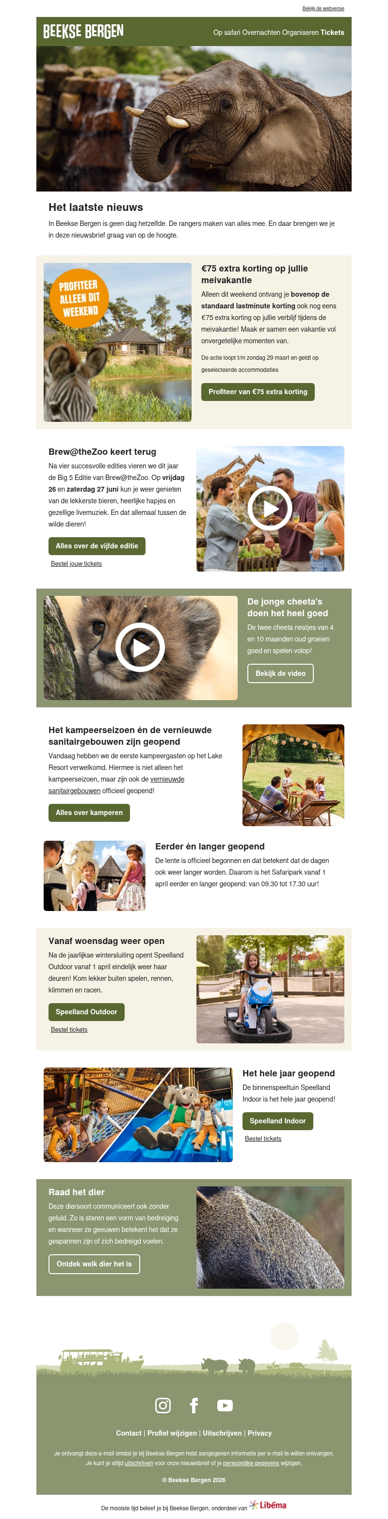 Video: update over de jonge cheeta's Video: update over de jonge cheeta's