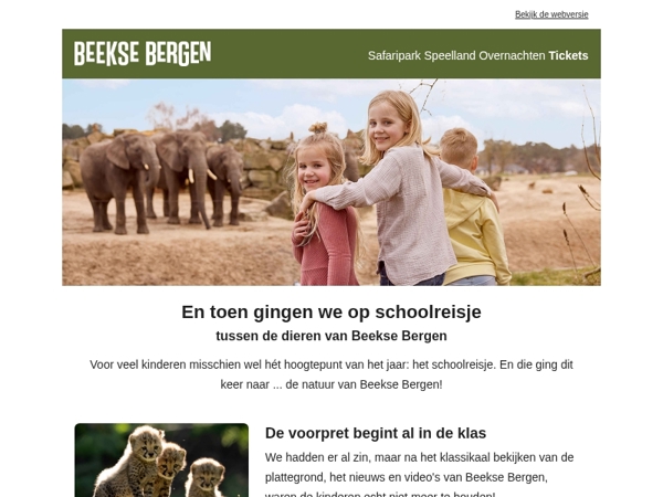 En toen gingen we op schoolreisje