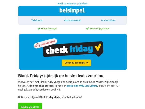 Jouw Black Friday-deal zit hier tussen, mis het niet!