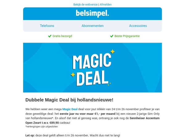 Vandaag is magischer dan ooit...