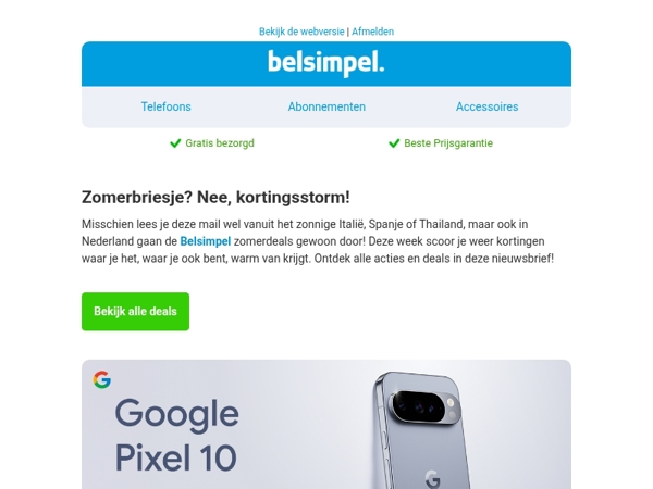 Ben jij klaar voor de nieuwste Google Pixel?