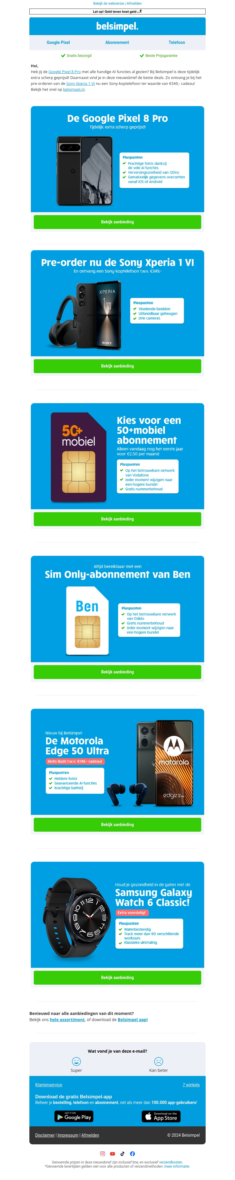 Bekijk nu de scherpste deals van deze week! Bekijk nu de scherpste deals van deze week!