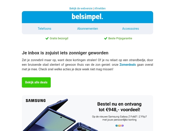 Mis het niet: tot wel €948,- voordeel op de nieuwste Samsung producten!