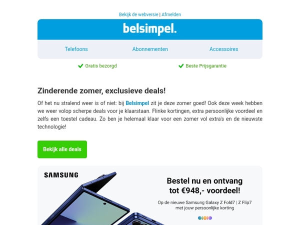Ontvang tot €948,- voordeel op de nieuwste Samsung-producten!