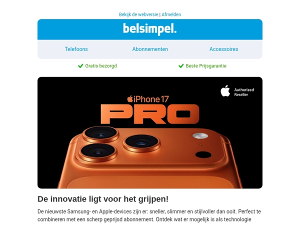 Mis het niet: de nieuwste Samsung en iPhone!