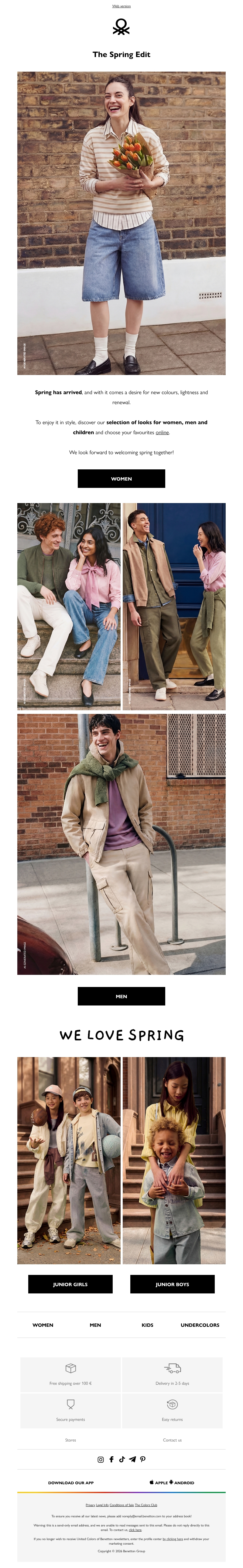 Welcome back, spring: must-have looks for the whole family! Welcome back, spring: must-have looks for the whole family!