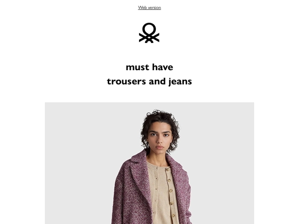 Trousers & jeans on sale now