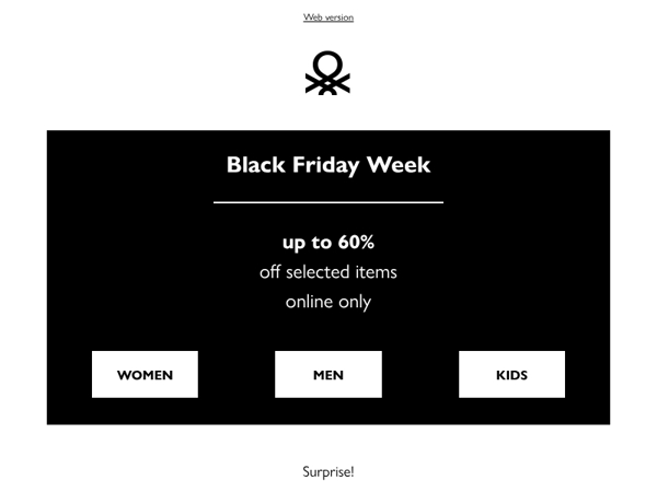 Black Friday Week: even more items at up to -60%