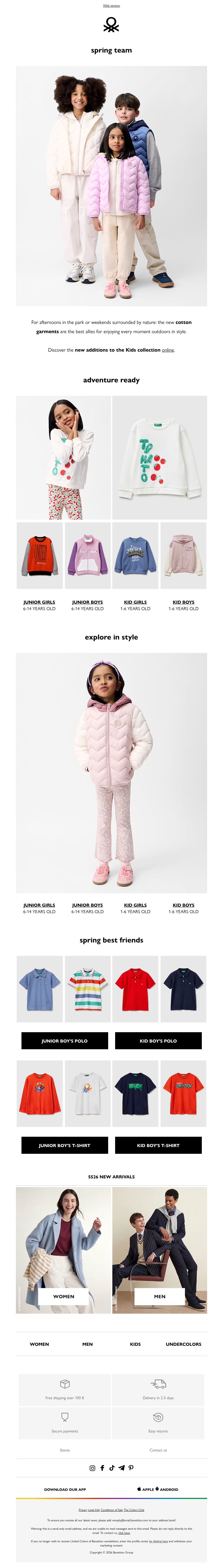 Focus on: new cotton garments for the outdoor season Focus on: new cotton garments for the outdoor season