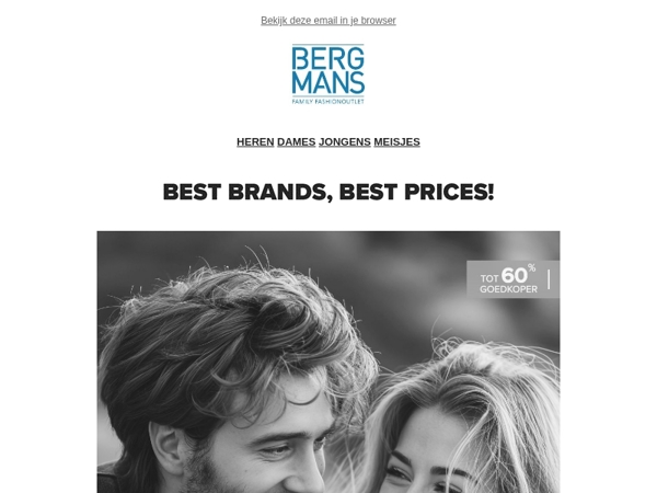 Merkkleding altijd met korting!