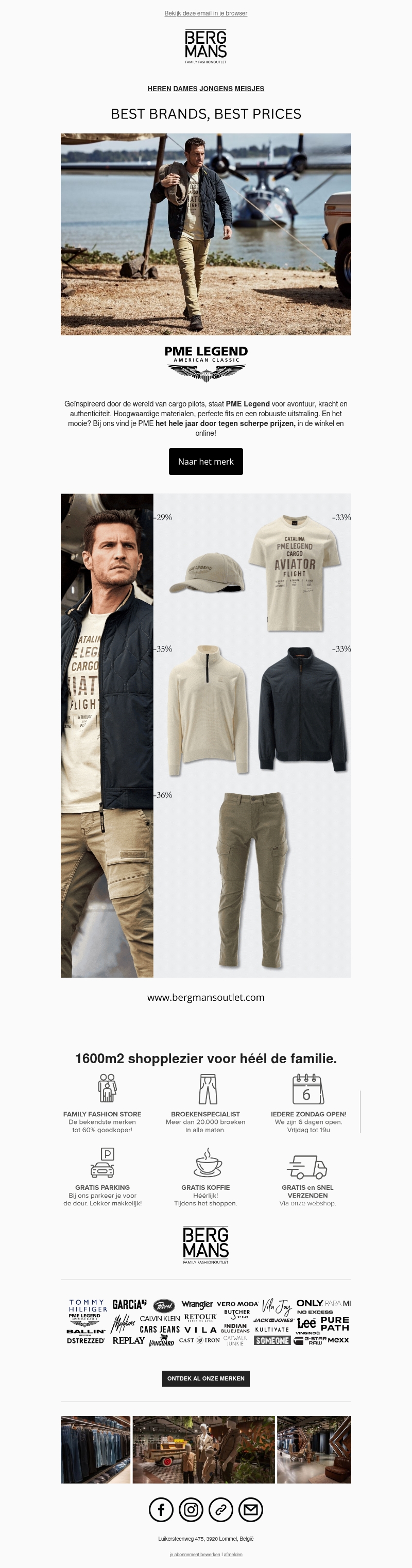 Ontdek onze collectie van PME Legend met korting! Ontdek onze collectie van PME Legend met korting!