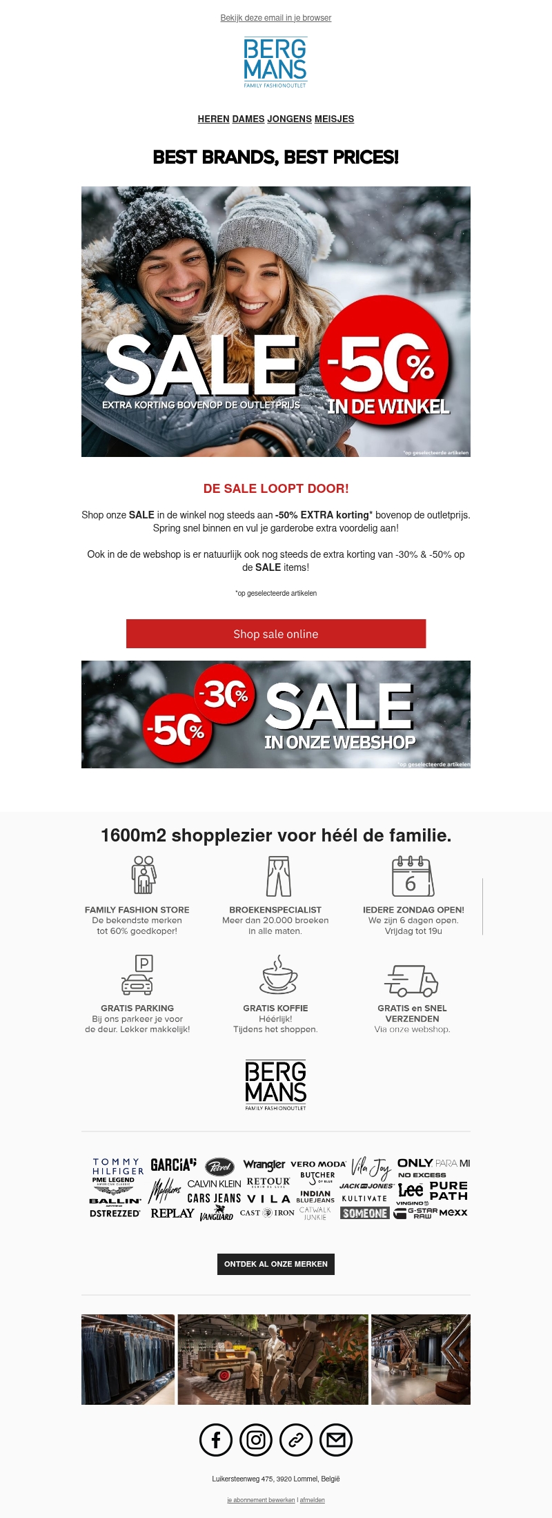 Kom nog snel SALE shoppen Kom nog snel SALE shoppen