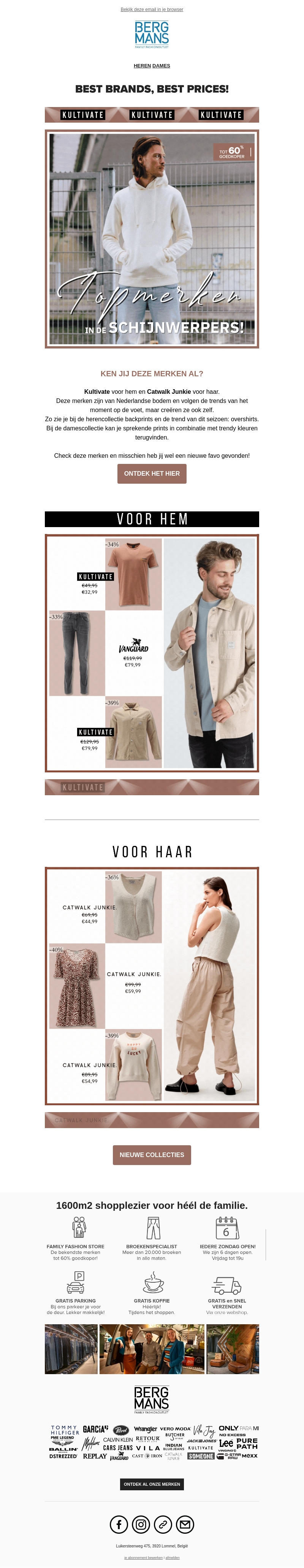 Merkkleding met korting! Merkkleding met korting!