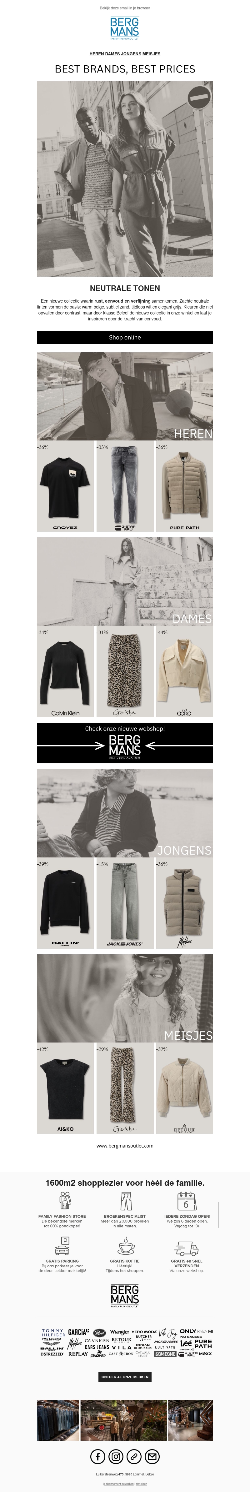 Nieuwe Collectie met korting Nieuwe Collectie met korting