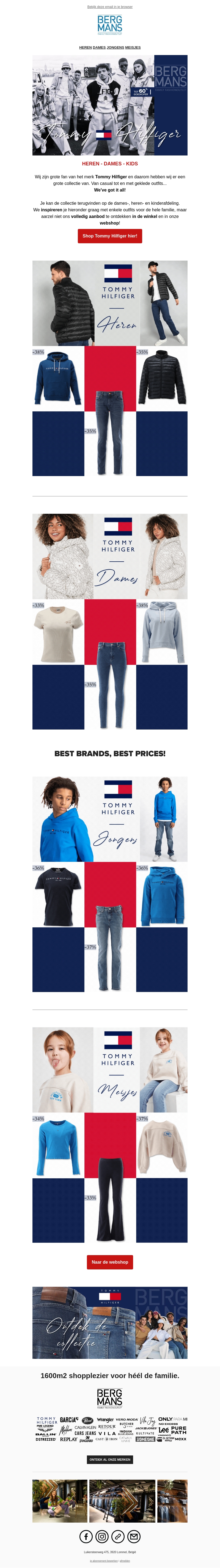 Tommy Hilfiger voor het hele gezin! Tommy Hilfiger voor het hele gezin!