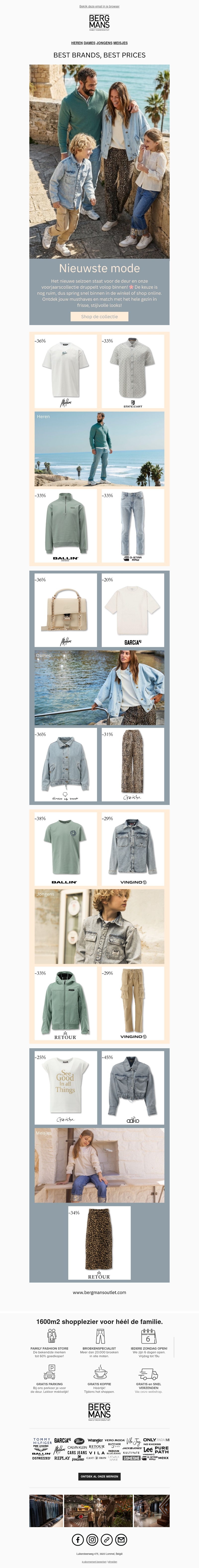 Shop bij ons je outfit met korting Shop bij ons je outfit met korting