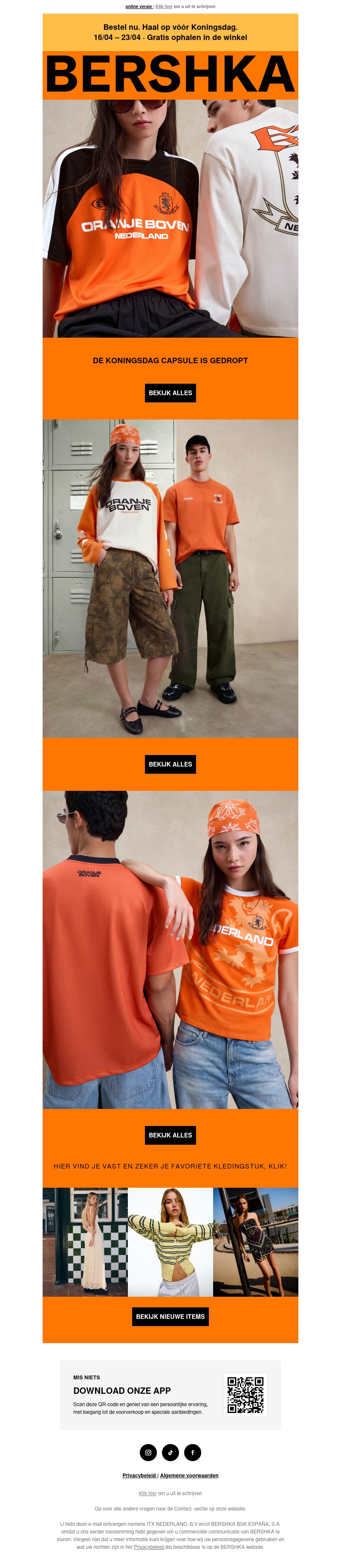 Ga voor oranje. Je Koningsdag fit is hier 🔶 Ga voor oranje. Je Koningsdag fit is hier 🔶