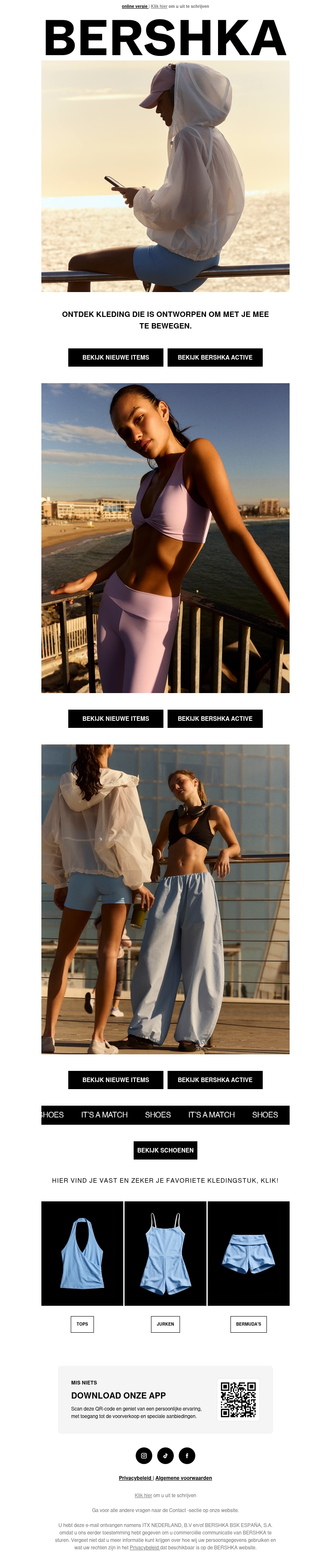 Volg je ritme met BERSHKA ACTIVE 💫 Volg je ritme met BERSHKA ACTIVE 💫