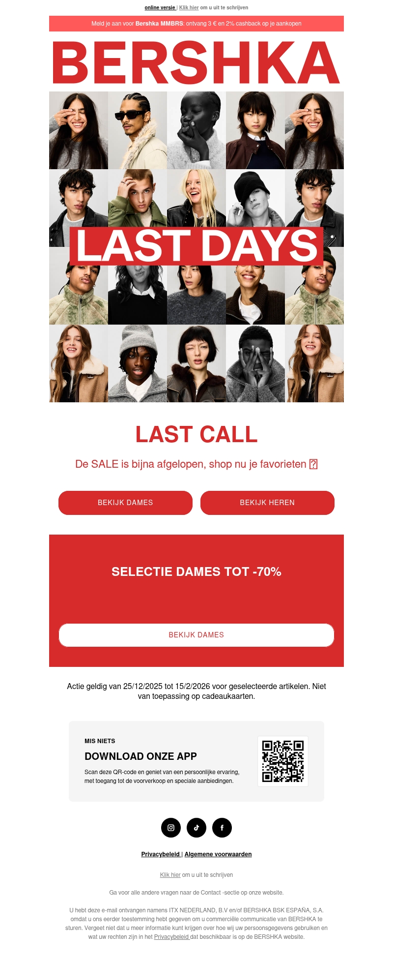 LAST CALL🚨De sale tot -70% is bijna voorbij LAST CALL🚨De sale tot -70% is bijna voorbij