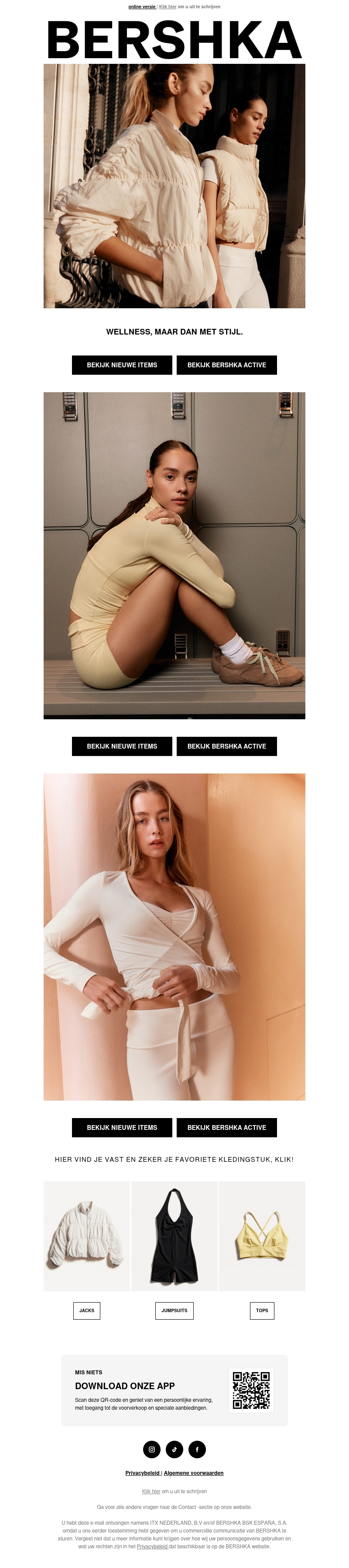 Nieuwe drop van Bershka Active 💛🤎 Nieuwe drop van Bershka Active 💛🤎
