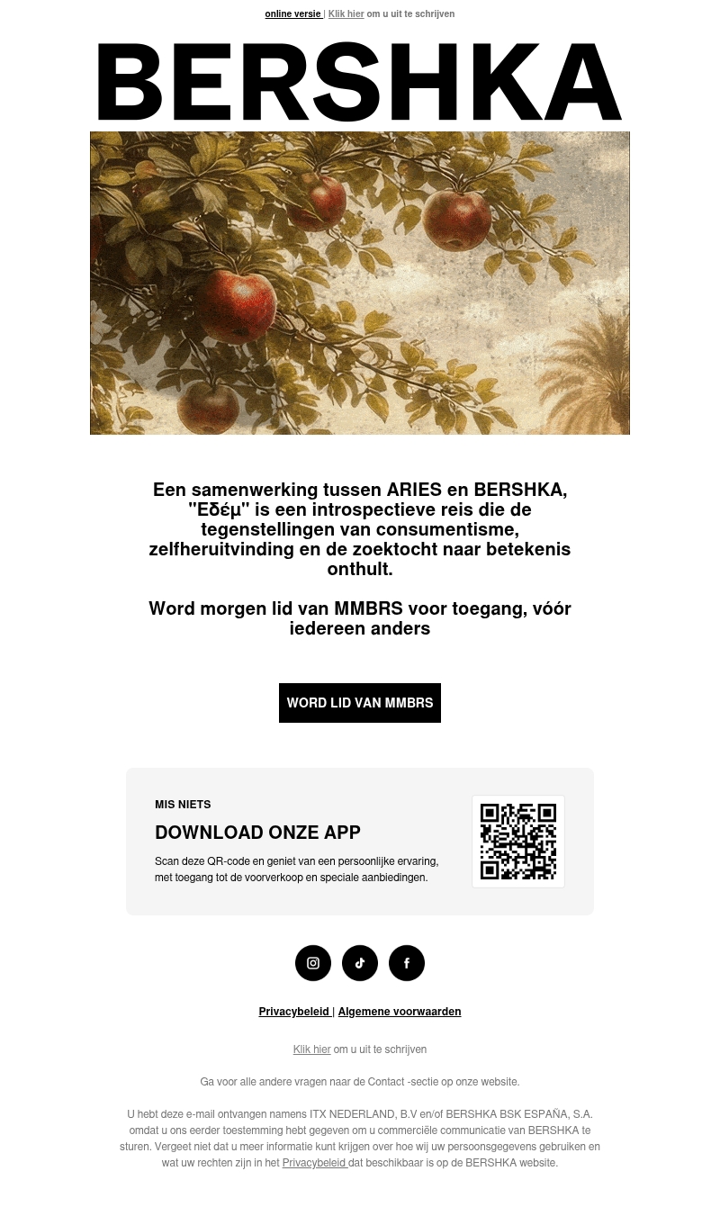 Ontdek als eerste ARIES x BERSHKA 🍎 Ontdek als eerste ARIES x BERSHKA 🍎