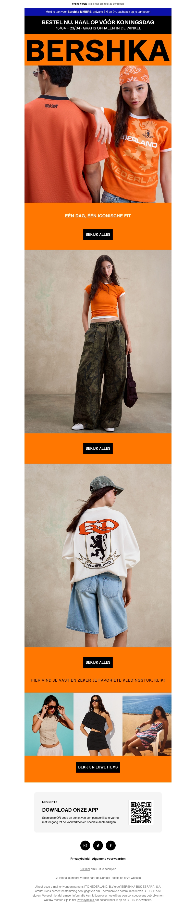 Koningsdag komt eraan: je outfit ligt klaar ☄️ Koningsdag komt eraan: je outfit ligt klaar ☄️