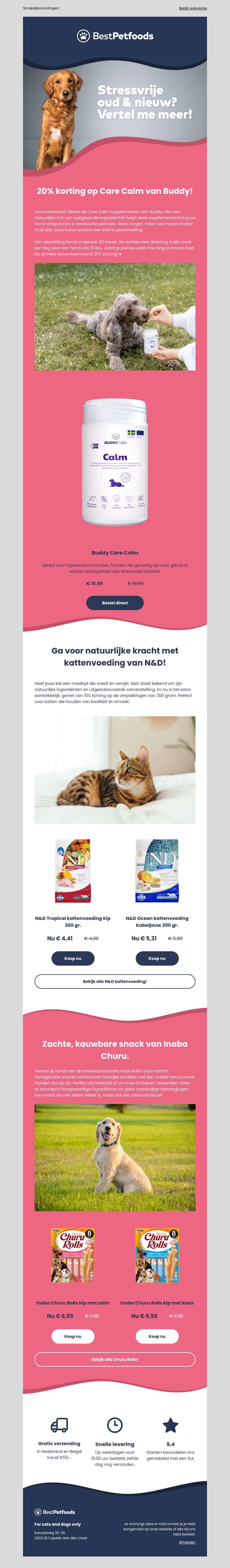 Een stressvrije oud & nieuw voor je hond met Care Calm van Buddy! ♥️ Een stressvrije oud & nieuw voor je hond met Care Calm van Buddy! ♥️