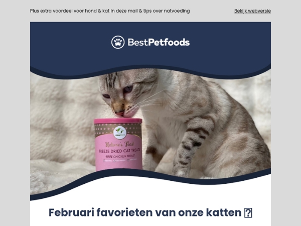 Scoor de favorieten van februari bij Best Petfoods🐾