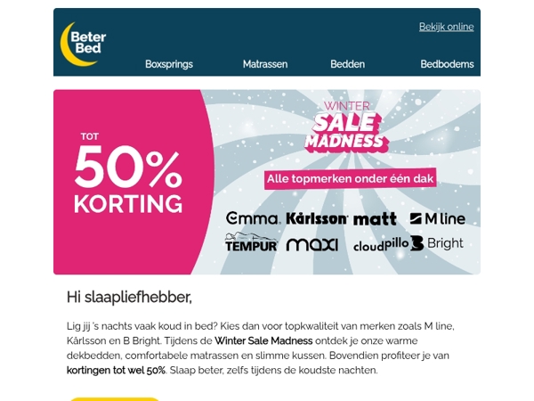 Warmer slapen? Wij hebben dé topmerken.