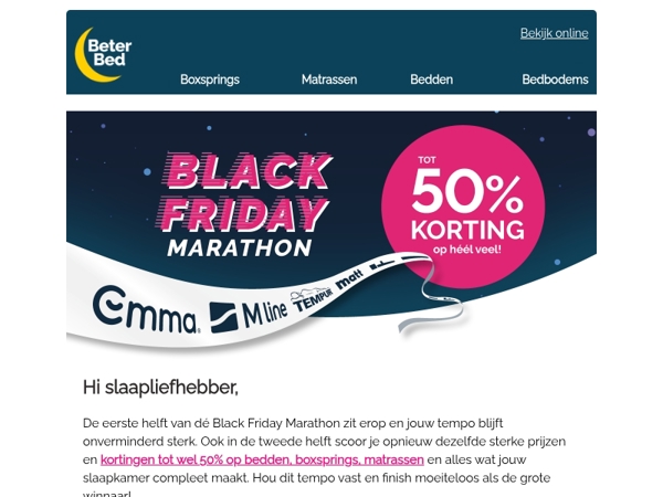 We zijn halverwege... Op naar de finish! 🏃🏽‍♀️