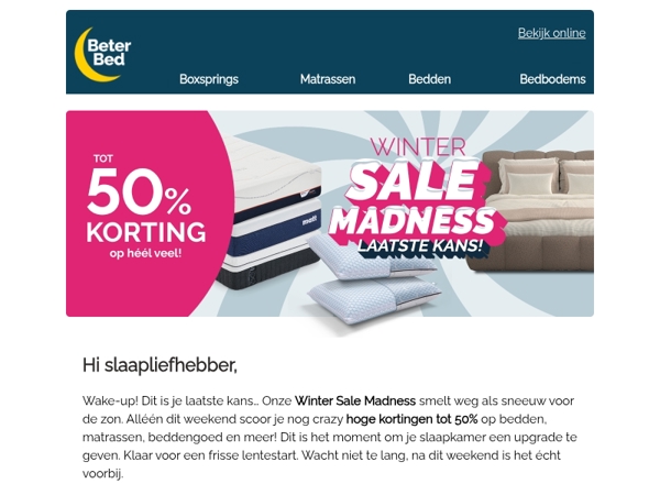 Alleen dit weekend nog: Winter Sale Madness