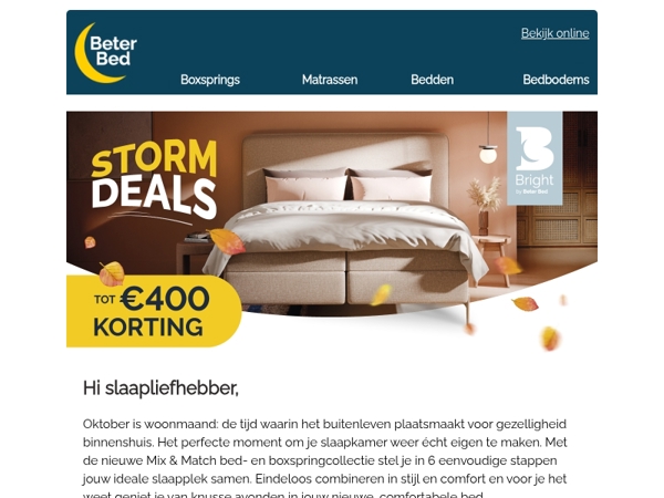 Onze storm deals zijn gestart!