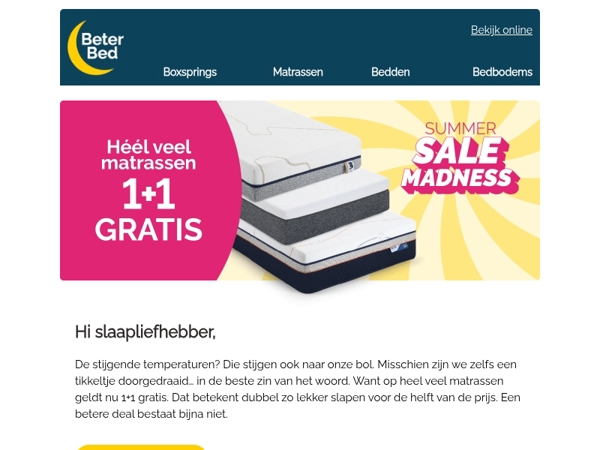 De warmte stijgt naar onze bol…🥵